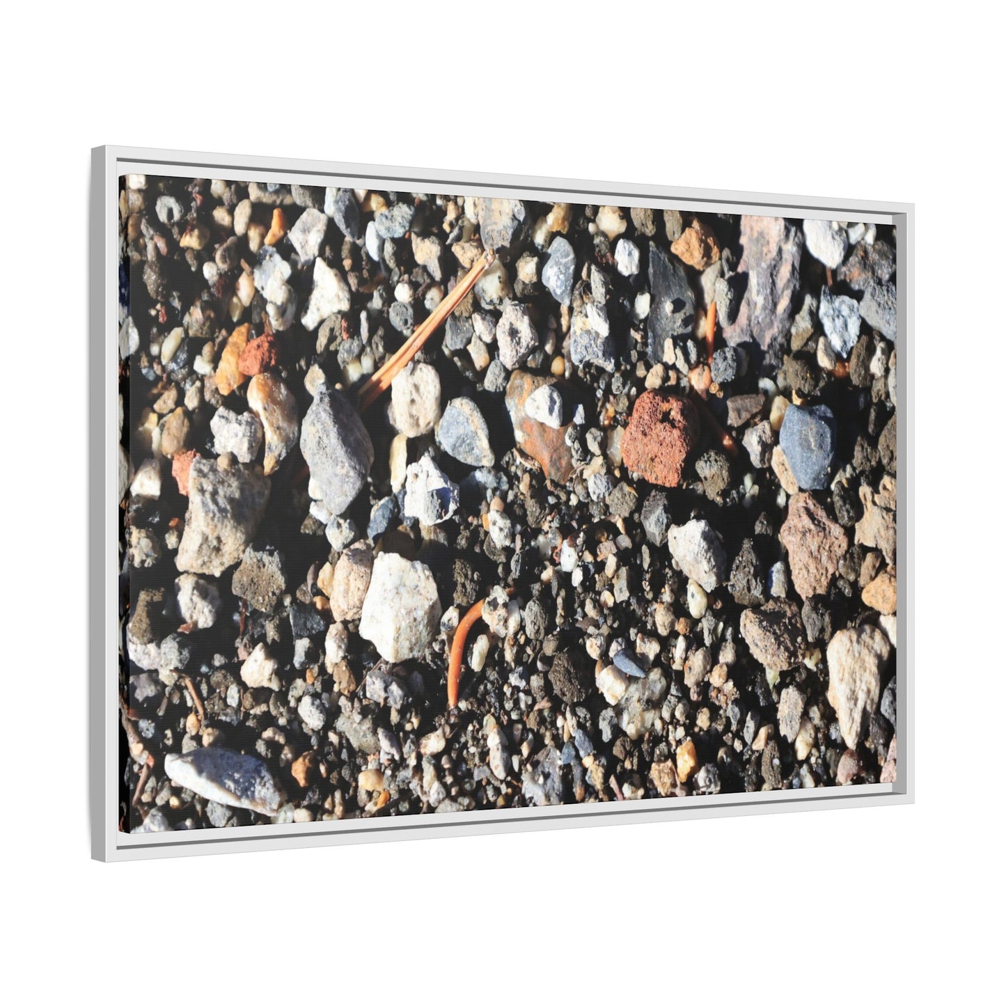 Stones and Soil - Unique Stretched Canvas Wall Art