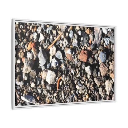 Stones and Soil - Unique Stretched Canvas Wall Art