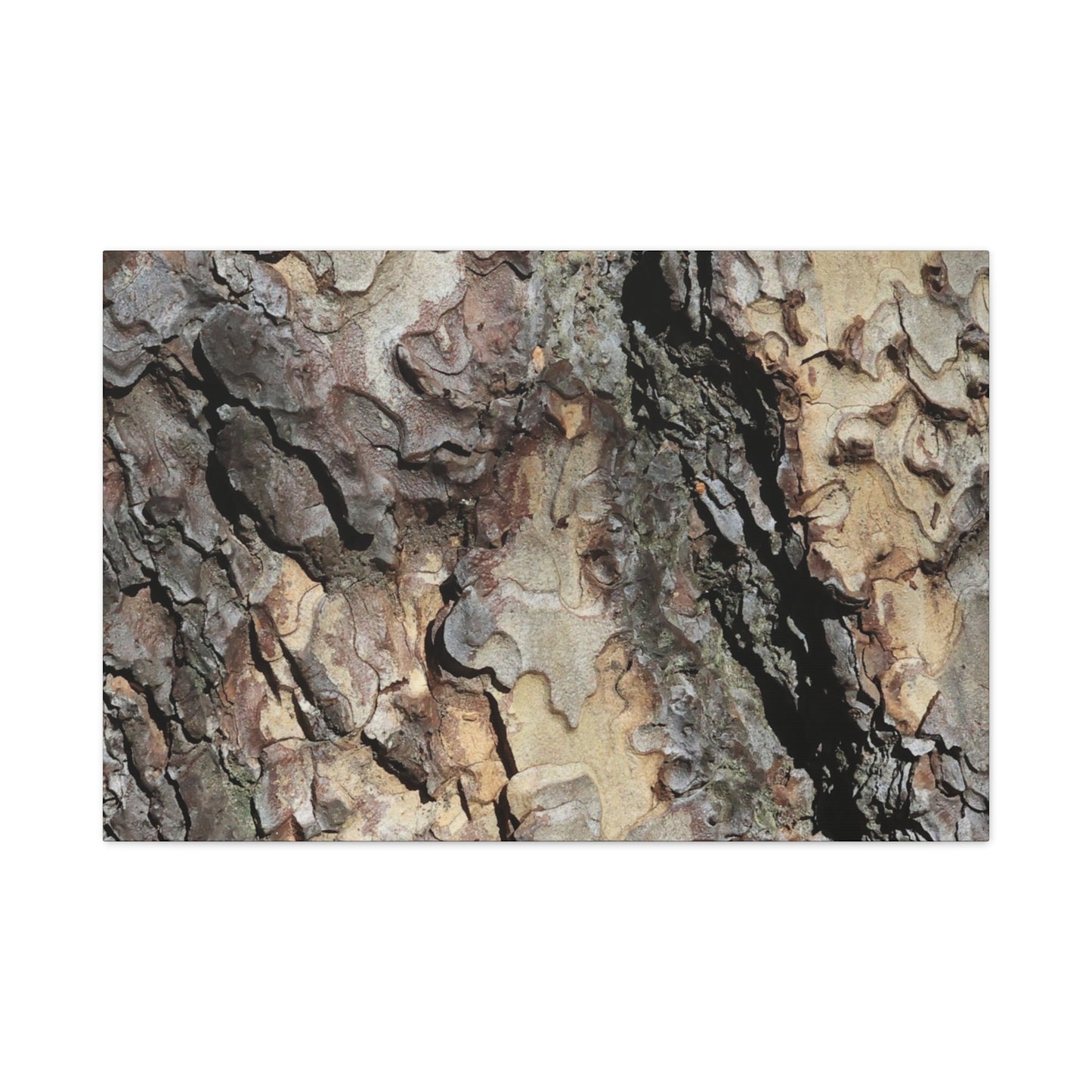 Wooden Labyrinth - Unique Frameless Canvas Wall Art - Art By Earth