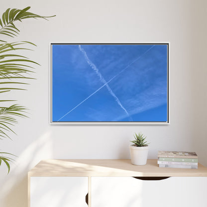 Sky Crossroads - Unique Stretched Canvas Wall Art - Art By Earth