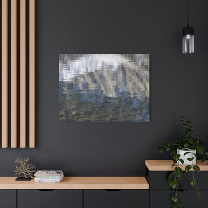 Ripples of Reflection - Unique Frameless Canvas Wall Art