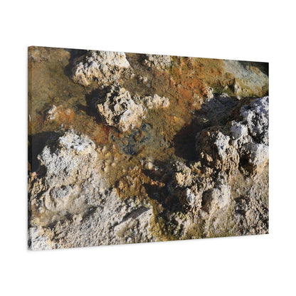 Mineral Landscape - Unique Frameless Canvas Wall Art