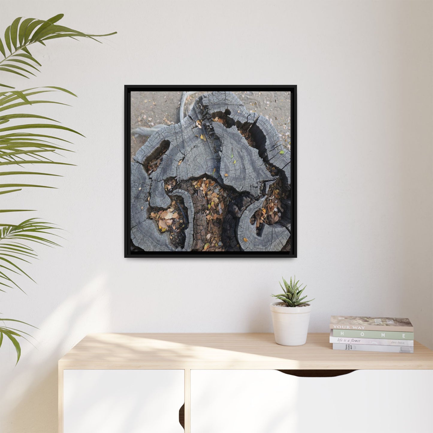 Time's Fractal Memory - Unique Stretched Canvas Wall Art - Art By Earth