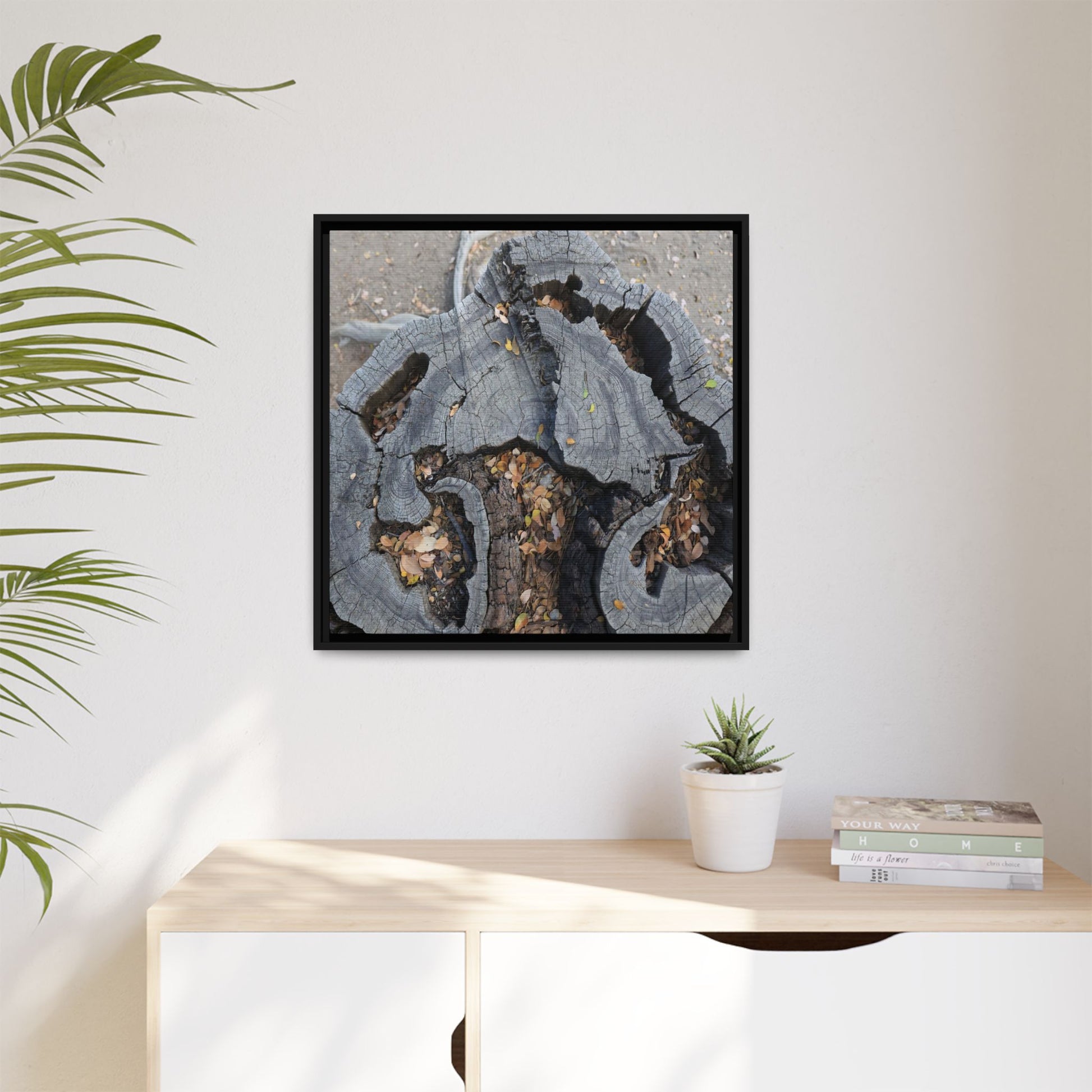 Time's Fractal Memory - Unique Stretched Canvas Wall Art - Art By Earth