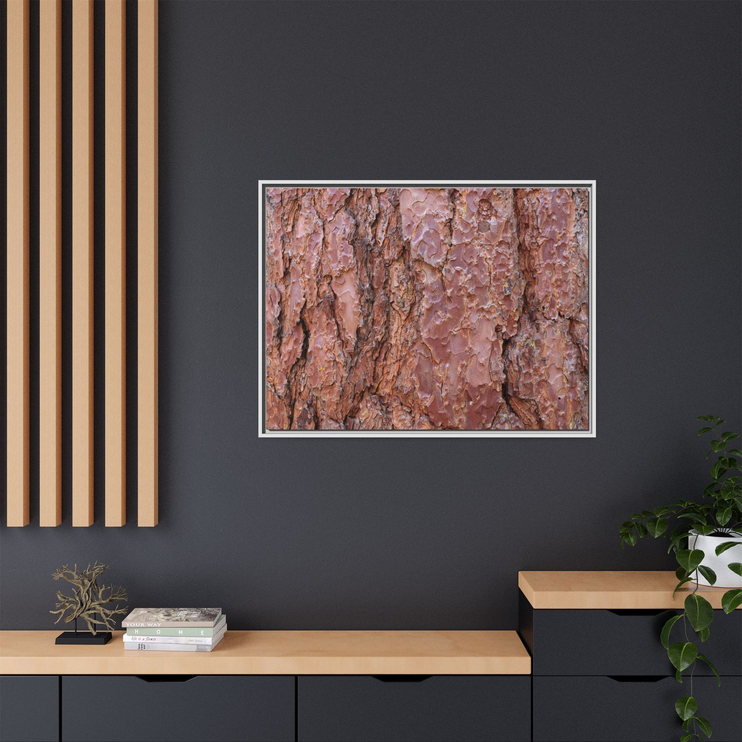 Russet Ridges - Unique Stretched Canvas Wall Art - Art By Earth