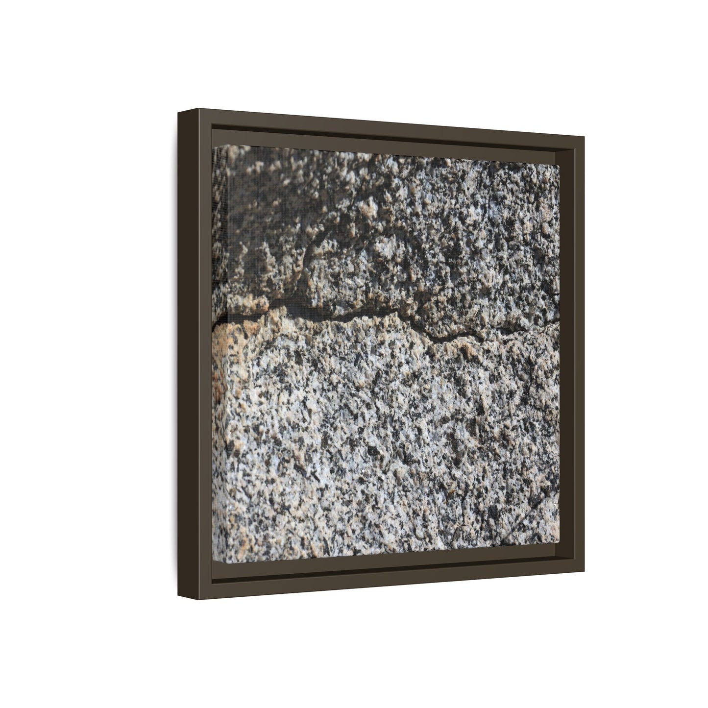 Weathered Stone Surface - Unique Stretched Canvas Wall Art
