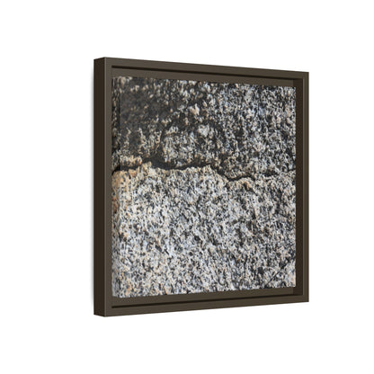 Weathered Stone Surface - Unique Stretched Canvas Wall Art