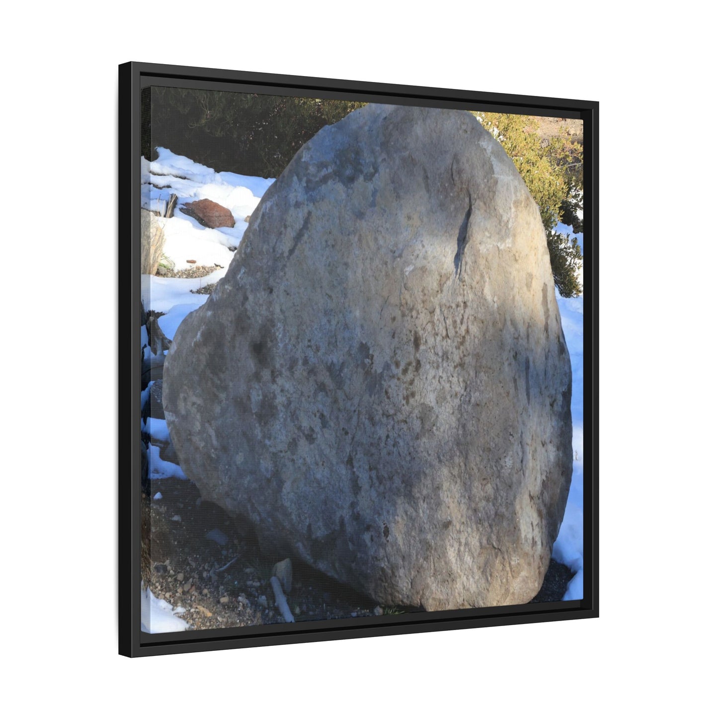 Glacial Solitude - Unique Stretched Canvas Wall Art