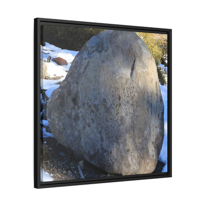 Glacial Solitude - Unique Stretched Canvas Wall Art