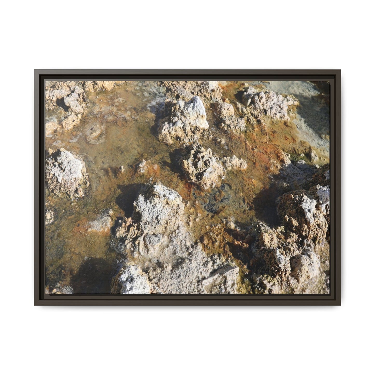 Stone Sea of Silence - Unique Stretched Canvas Wall Art