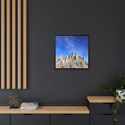 Frozen Sentinels - Unique Stretched Canvas Wall Art