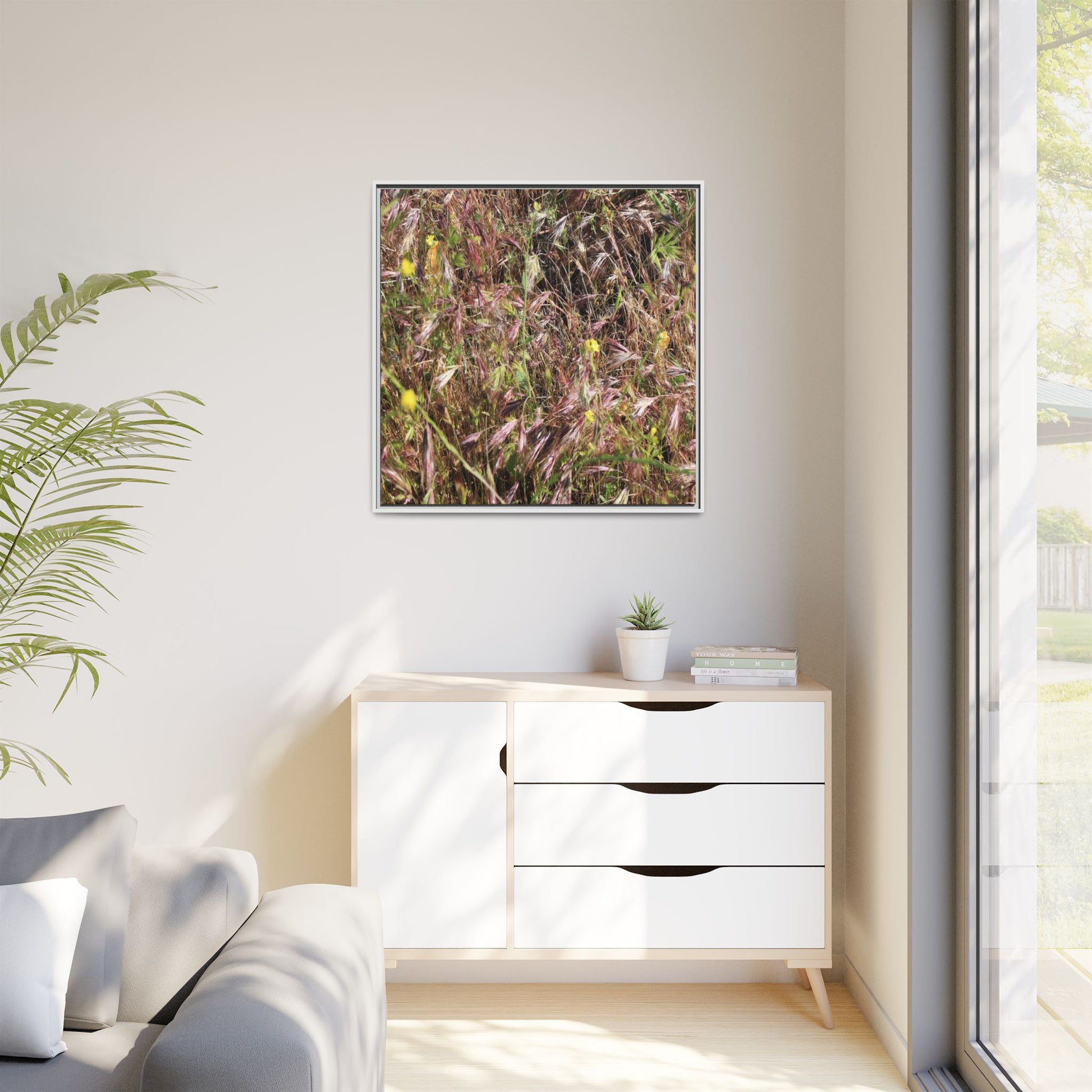 Autumn Meadow - Unique Stretched Canvas Wall Art - Art By Earth