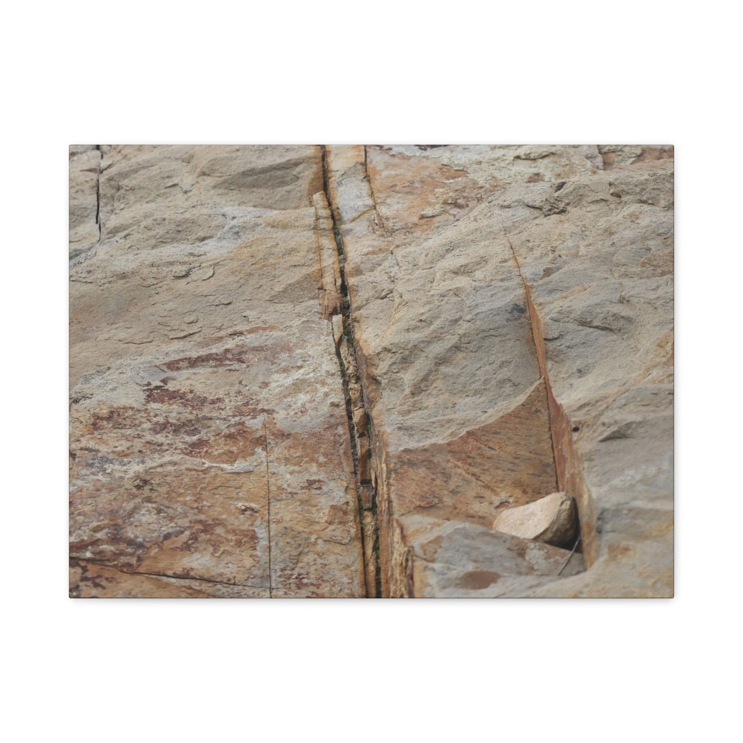 Cracked Canvas of Time - Unique Frameless Canvas Wall Art - Art By Earth