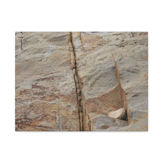 Cracked Canvas of Time - Unique Frameless Canvas Wall Art - Art By Earth