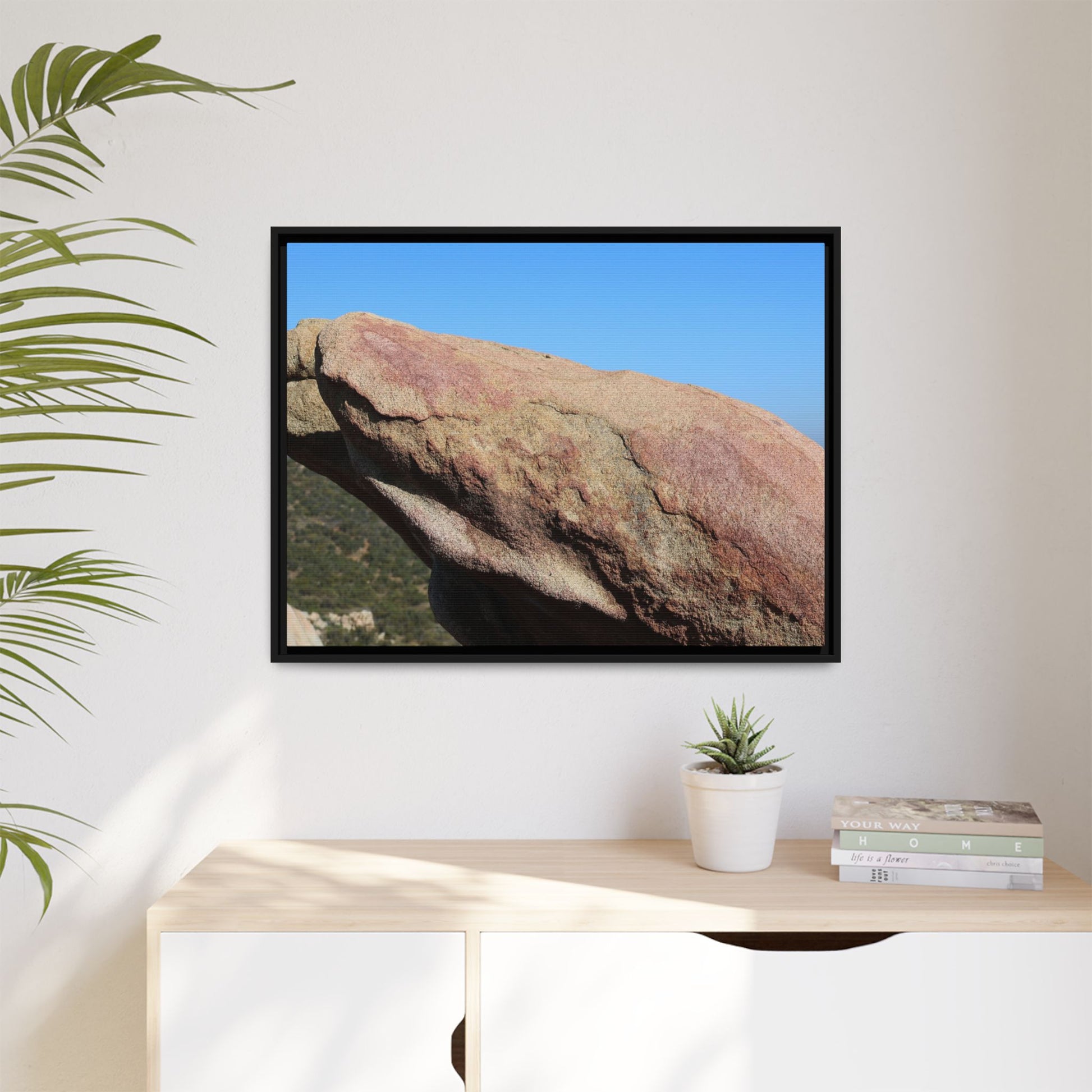 Sleeping Stone - Unique Stretched Canvas Wall Art - Art By Earth