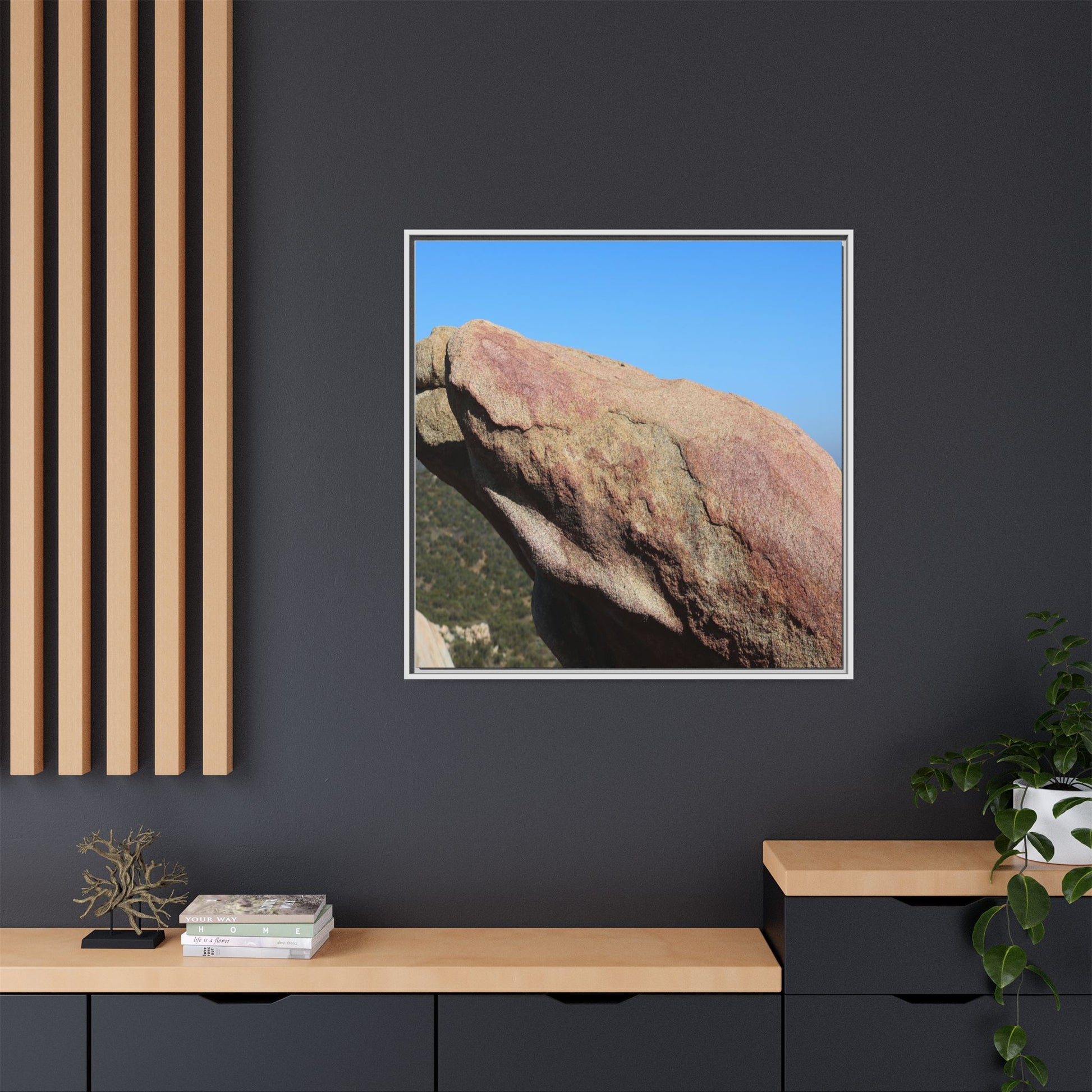 Sleeping Stone - Unique Stretched Canvas Wall Art - Art By Earth