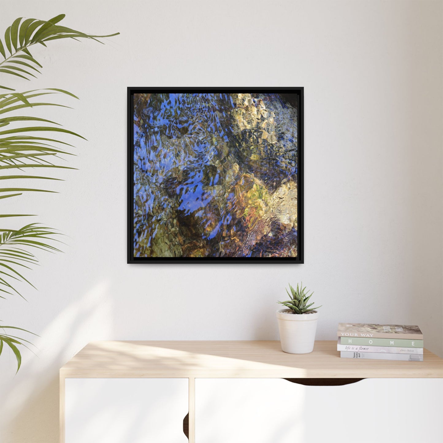 Aquatic Kaleidoscope - Unique Stretched Canvas Wall Art - Art By Earth