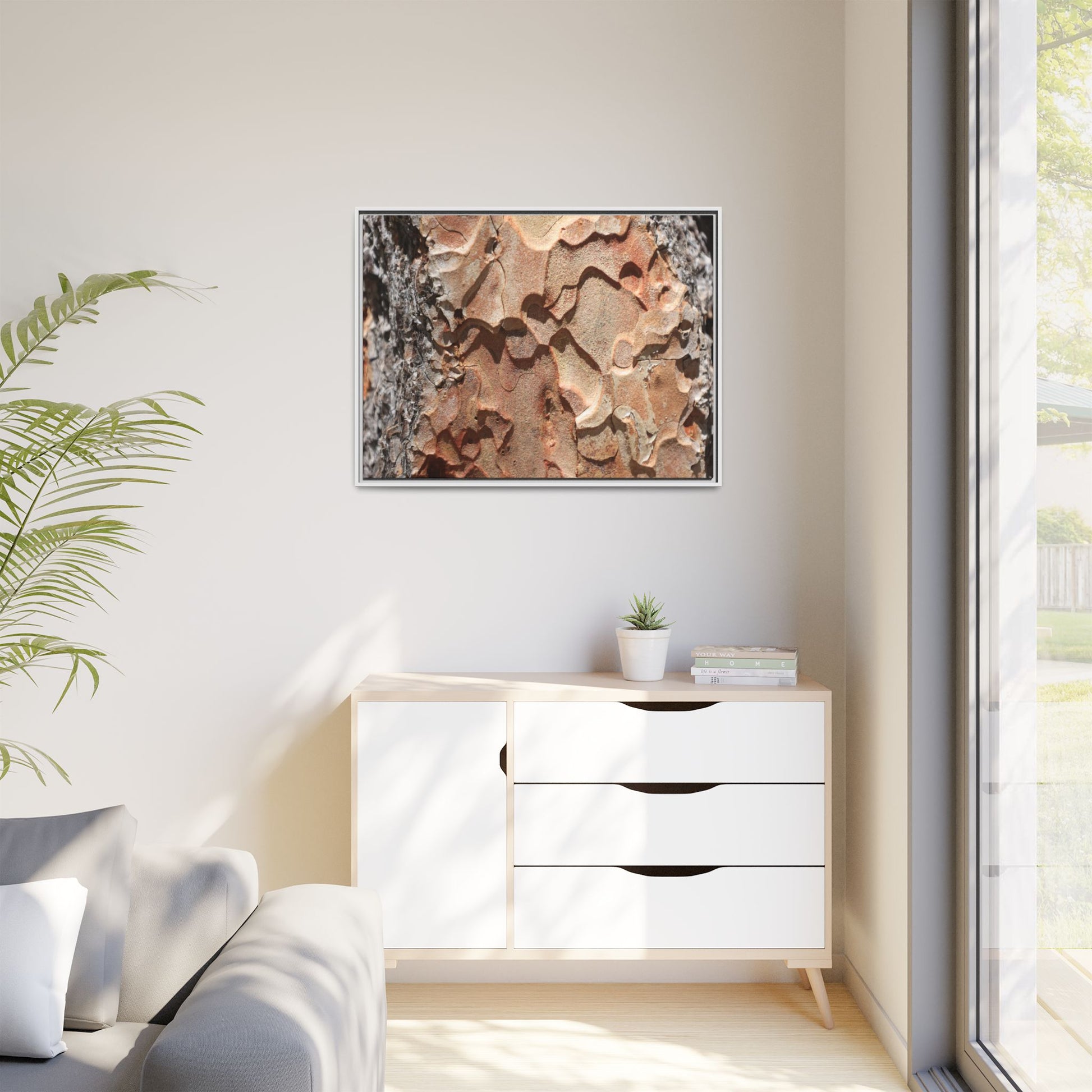 Rust and Stone - Unique Stretched Canvas Wall Art - Art By Earth
