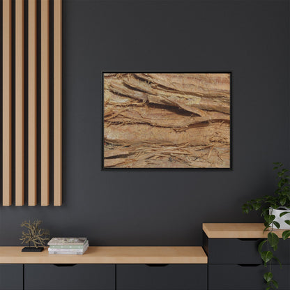 Splintered Bark - Unique Stretched Canvas Wall Art - Art By Earth