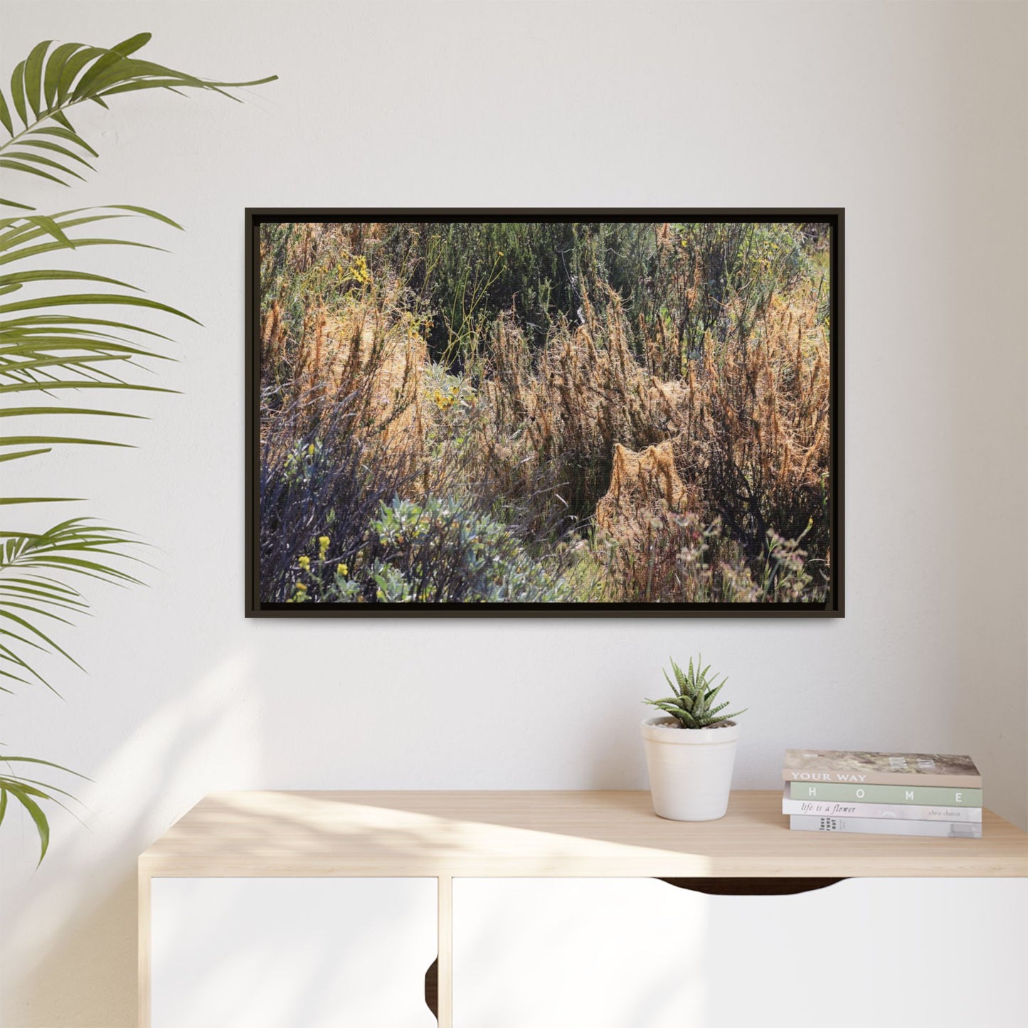 Drought-Stricken Landscape - Unique Stretched Canvas Wall Art - Art By Earth