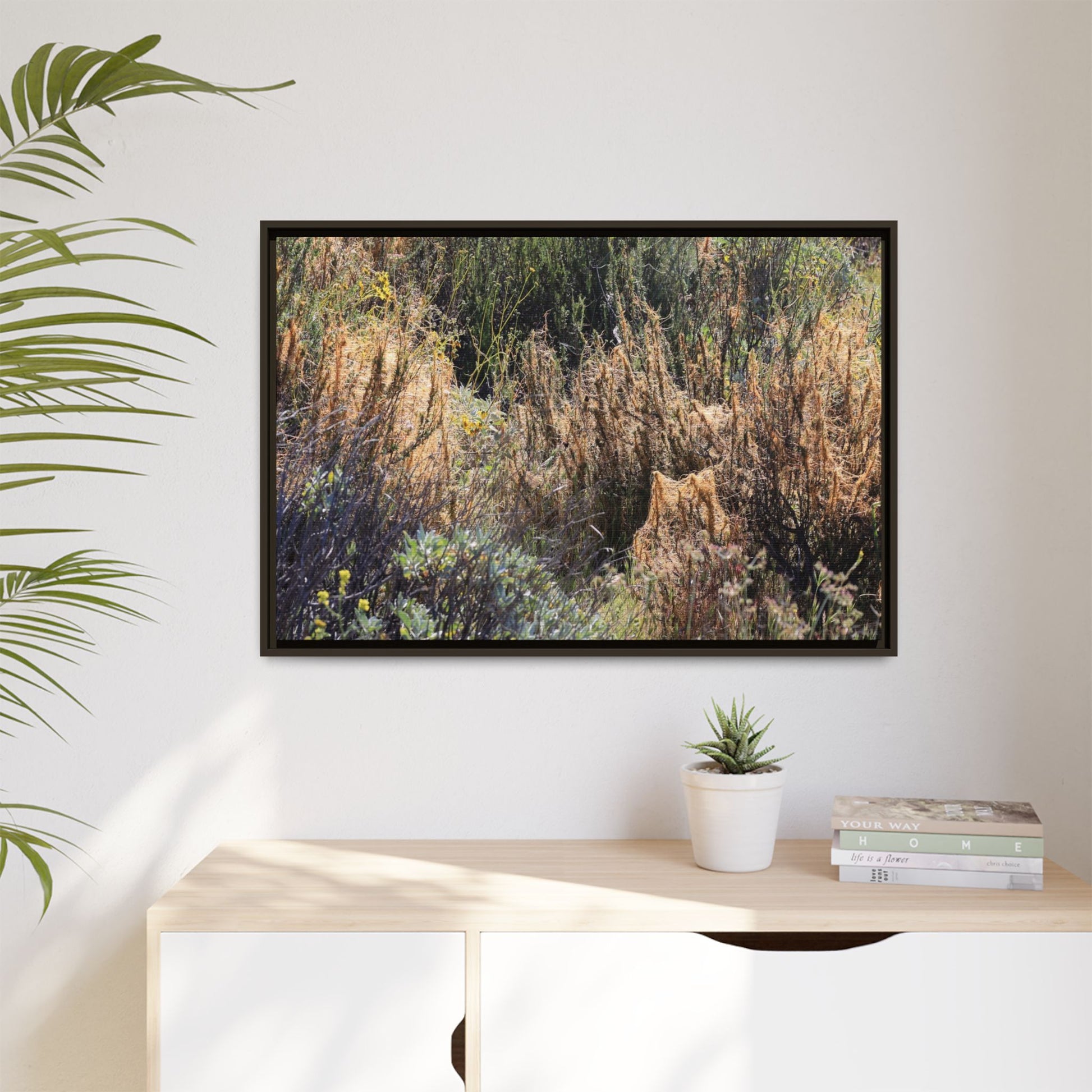 Drought-Stricken Landscape - Unique Stretched Canvas Wall Art - Art By Earth