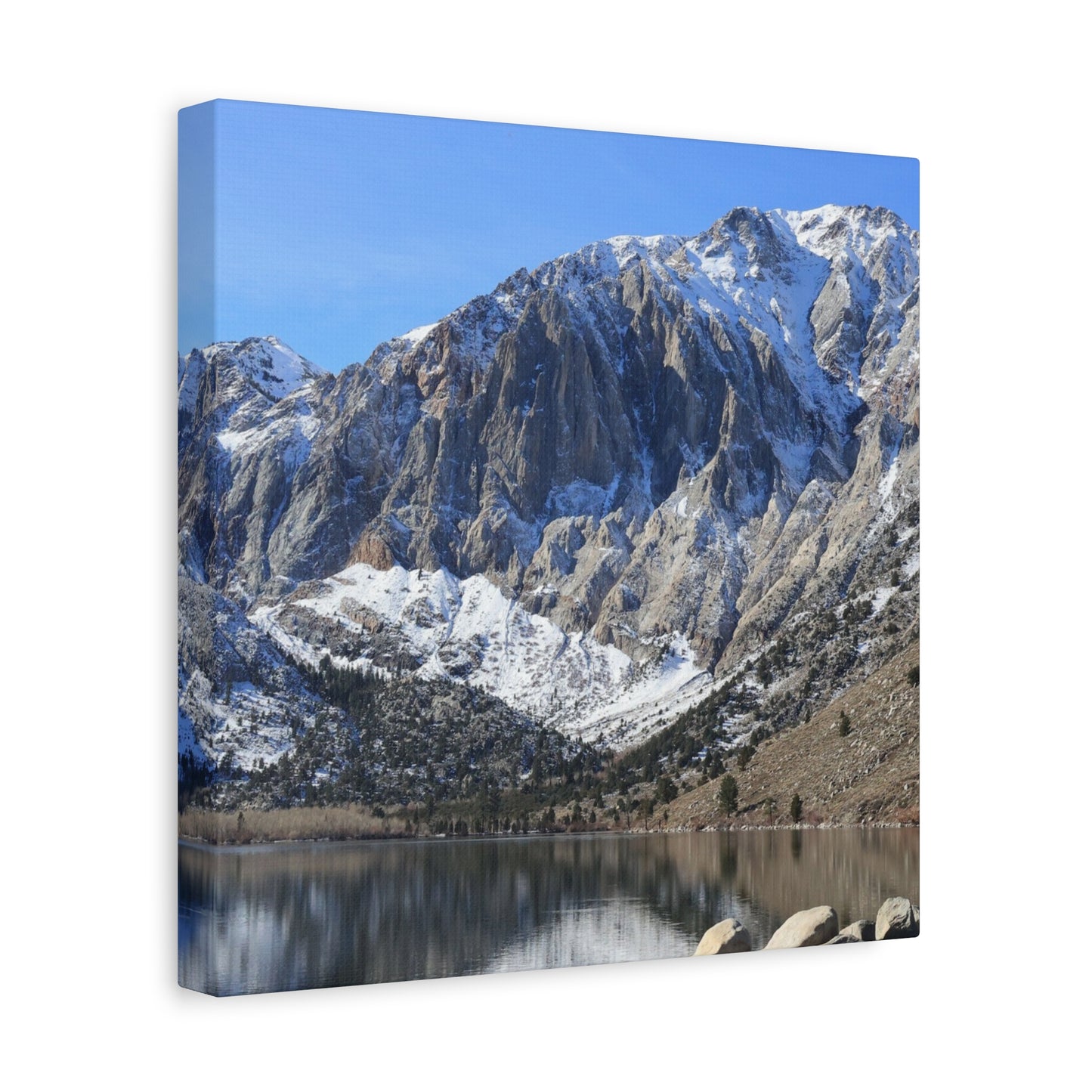 Reflections of Solitude - Unique Frameless Canvas Wall Art