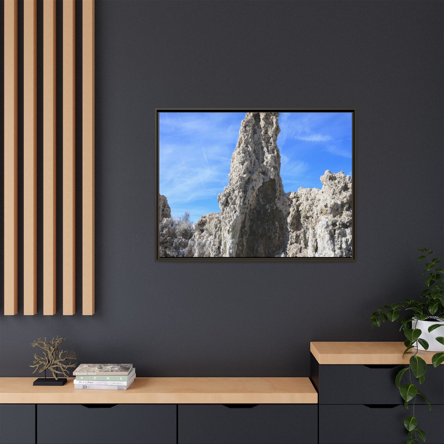 Sentinel of Stone - Unique Stretched Canvas Wall Art