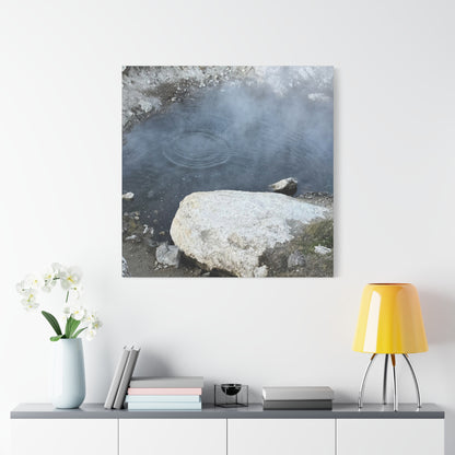 Echoes of Stone and Mist - Unique Frameless Canvas Wall Art