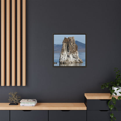 Tufa Tower Reflection - Unique Stretched Canvas Wall Art