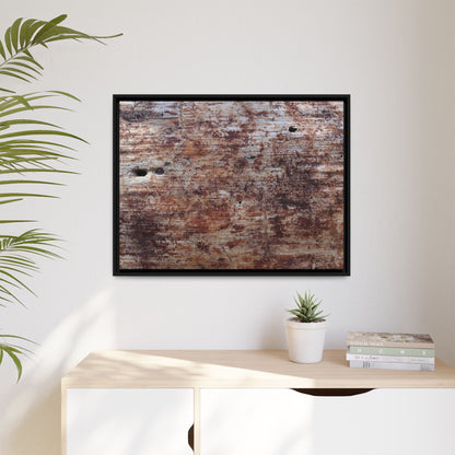 Rustic Textures - Unique Stretched Canvas Wall Art - Art By Earth