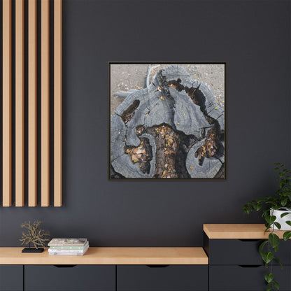 Time's Fractal Memory - Unique Stretched Canvas Wall Art - Art By Earth