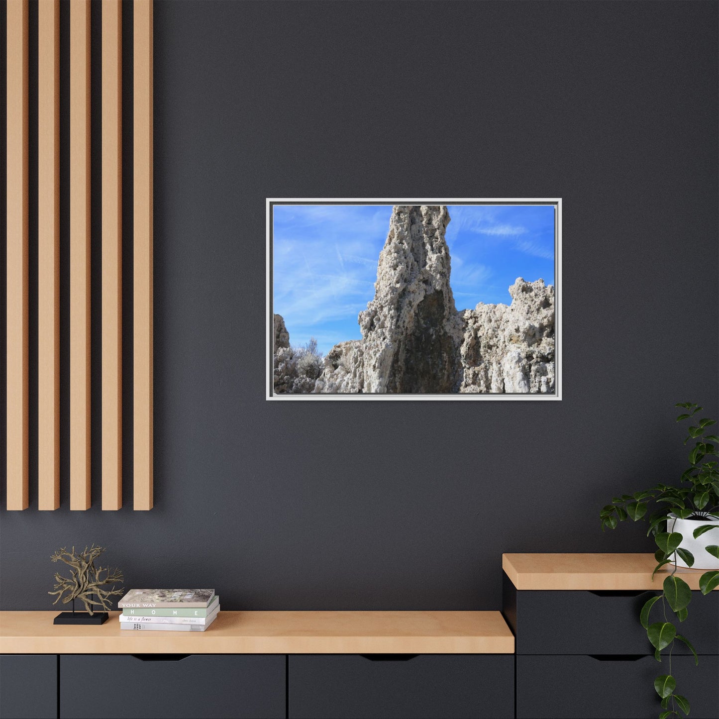 Sentinel of Stone - Unique Stretched Canvas Wall Art