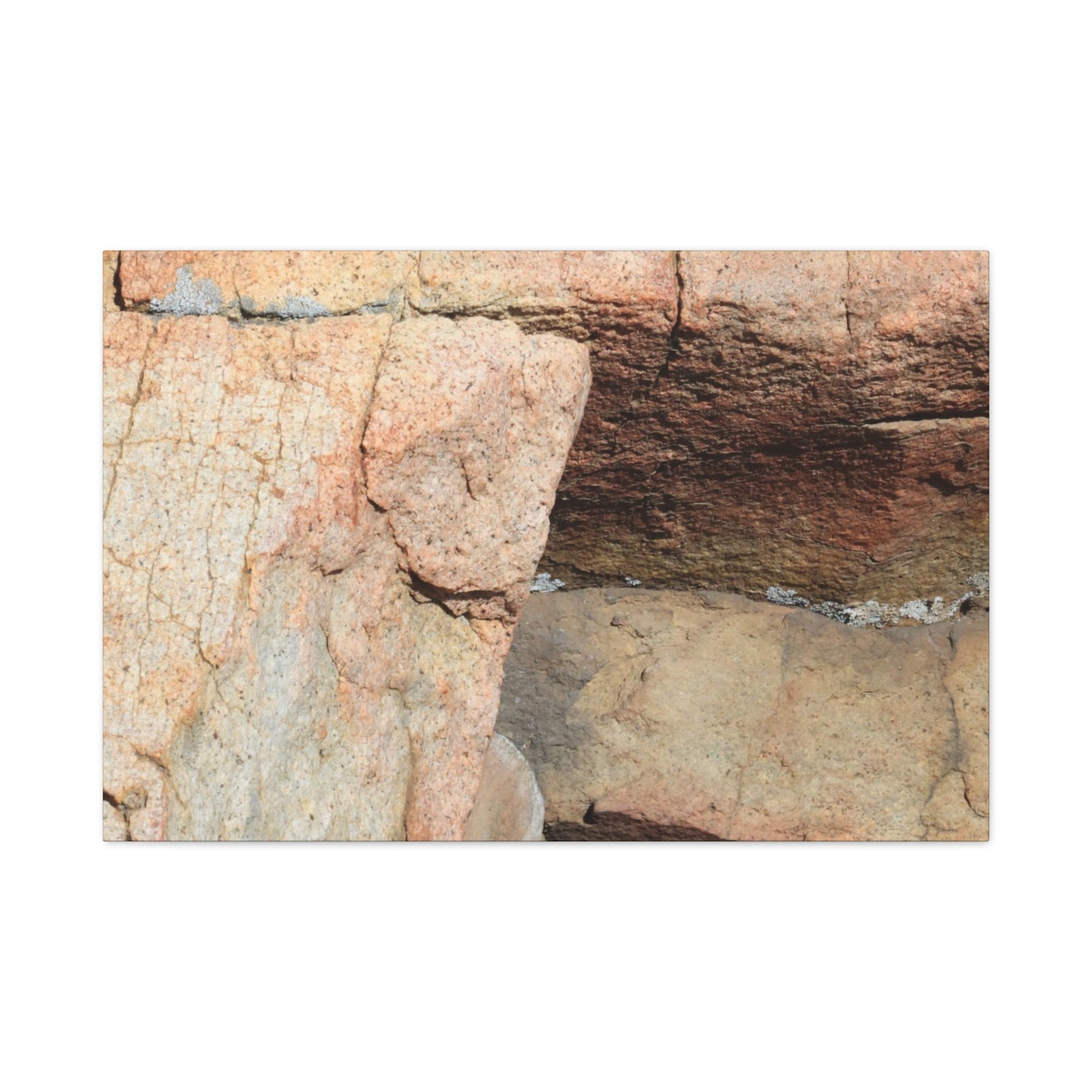 Layered Echoes - Unique Frameless Canvas Wall Art - Art By Earth