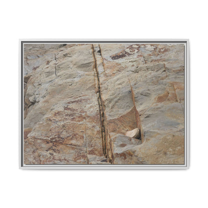 Sedimentary Symphony - Unique Stretched Canvas Wall Art - Art By Earth