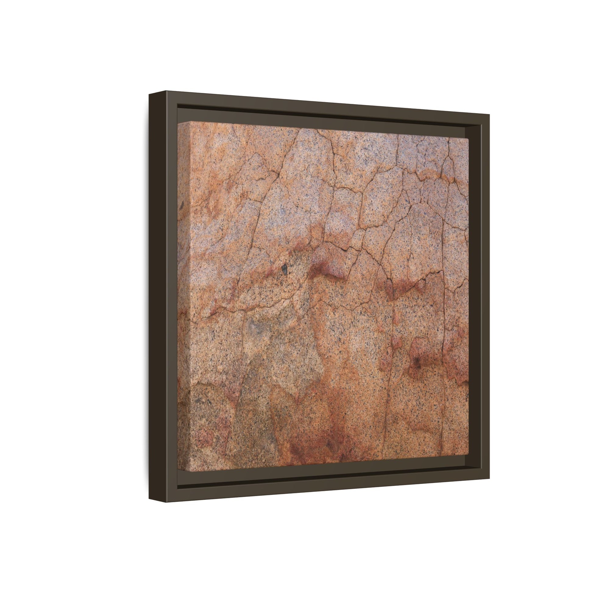 Russet Fissures - Unique Stretched Canvas Wall Art - Art By Earth