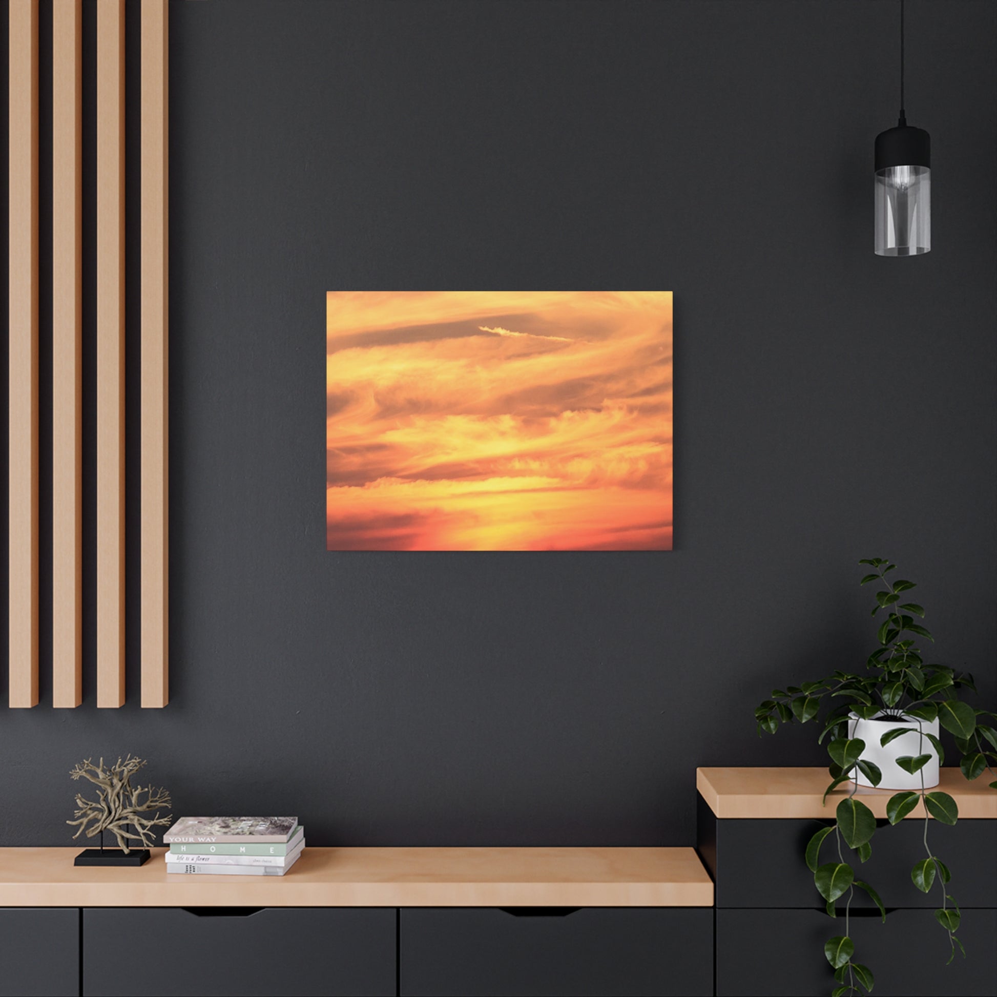 Golden Whispers - Unique Frameless Canvas Wall Art - Art By Earth