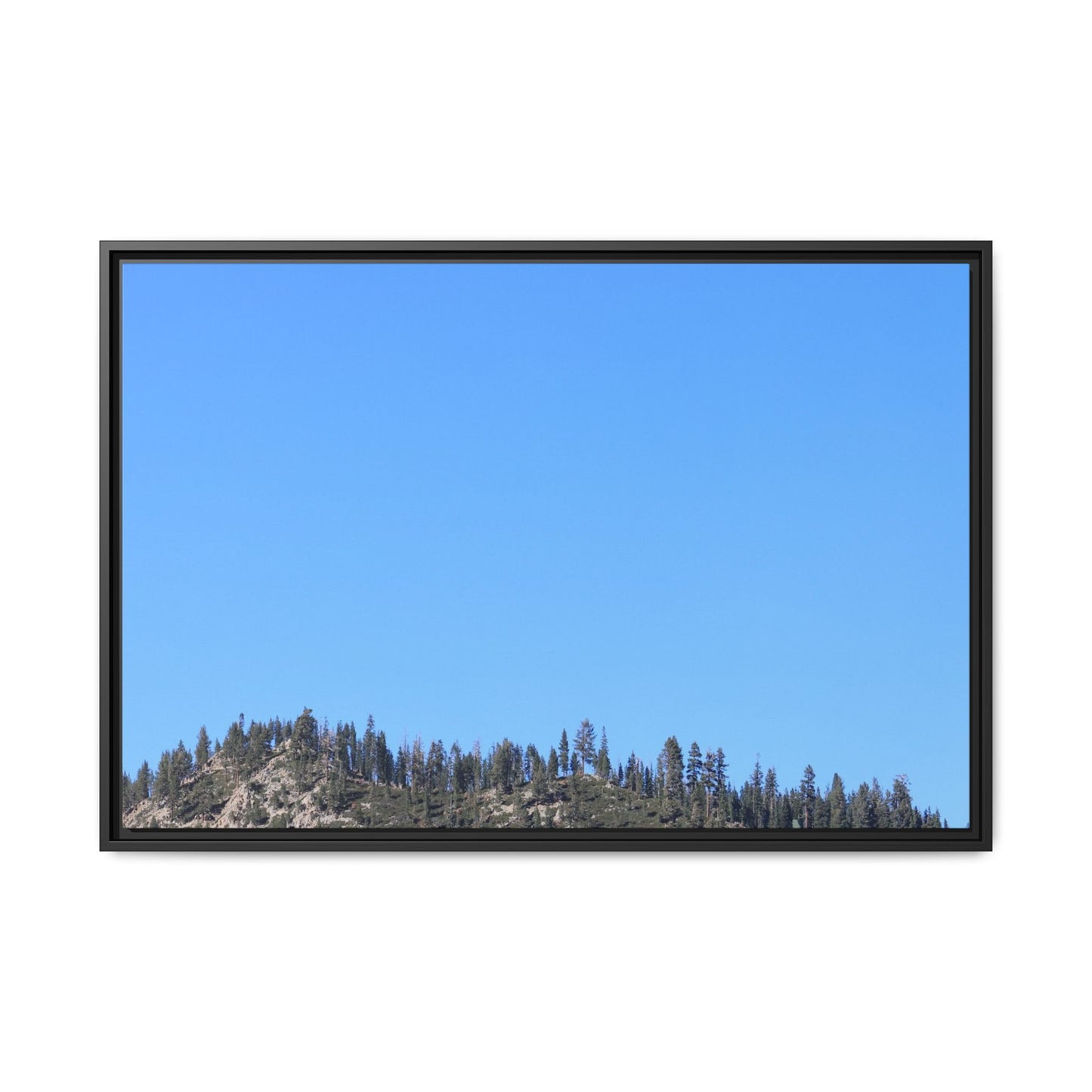 Blue Silence - Unique Stretched Canvas Wall Art