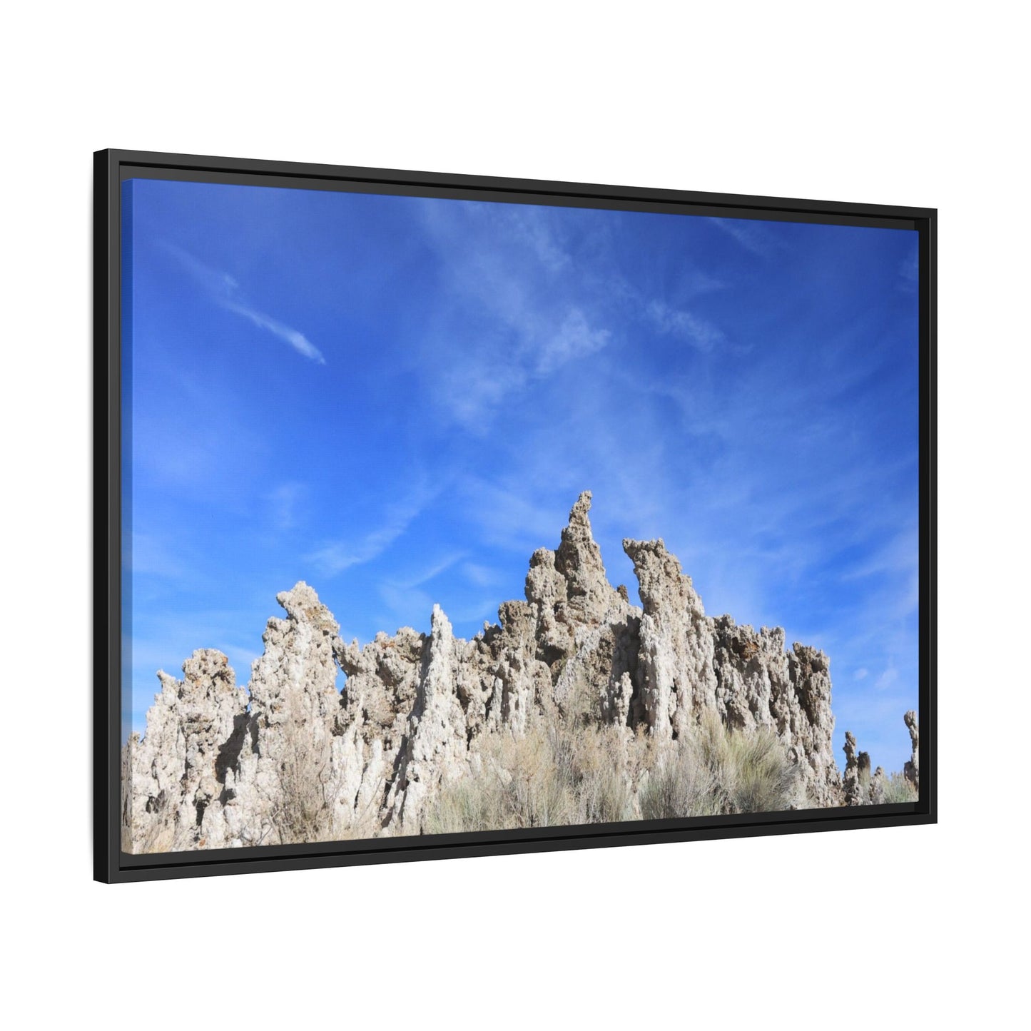 Frozen Sentinels - Unique Stretched Canvas Wall Art