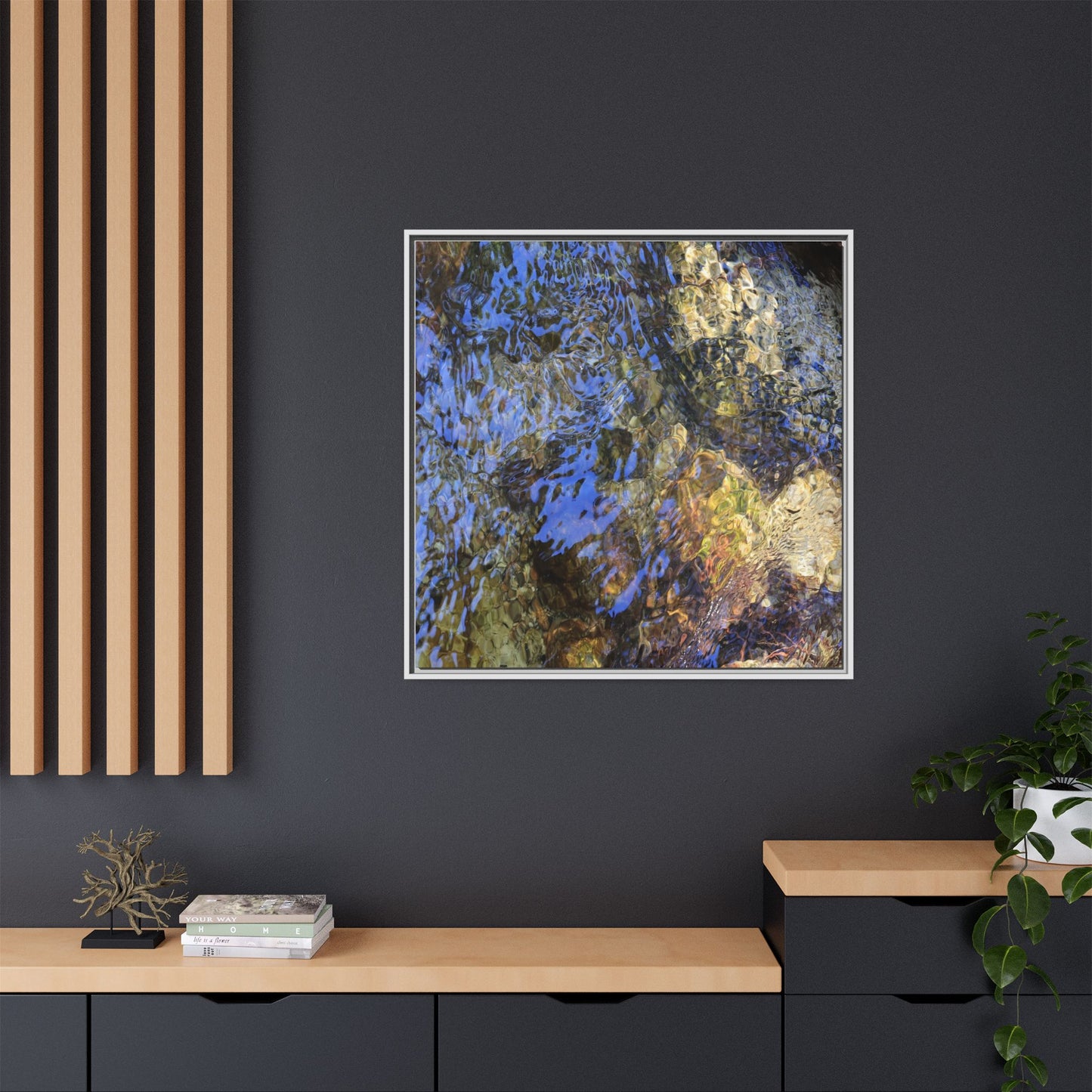 Aquatic Kaleidoscope - Unique Stretched Canvas Wall Art - Art By Earth