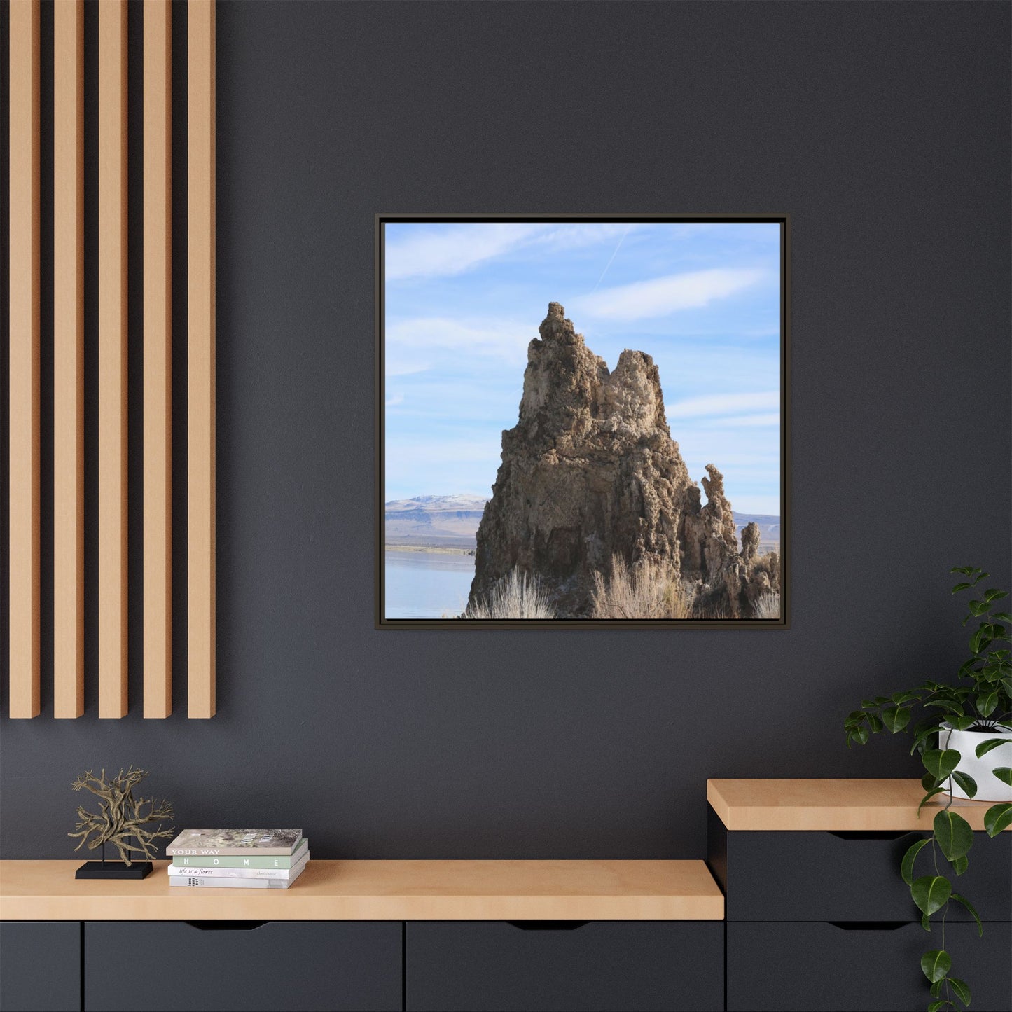 Tufa Towers of Silence - Unique Stretched Canvas Wall Art