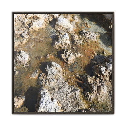 Stone Sea of Silence - Unique Stretched Canvas Wall Art