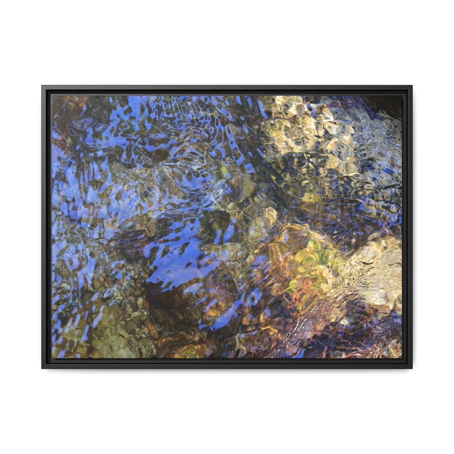 Aquatic Kaleidoscope - Unique Stretched Canvas Wall Art - Art By Earth