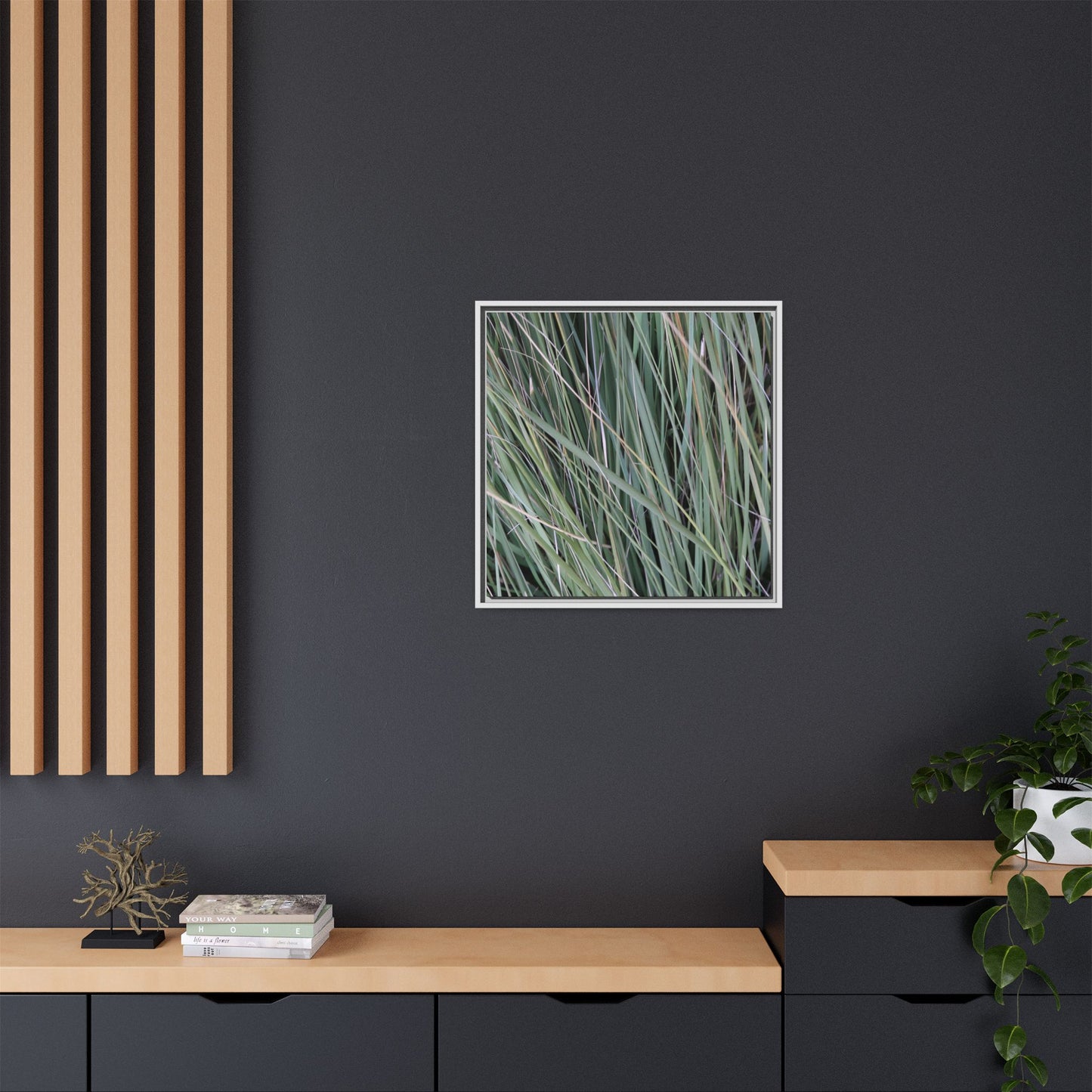 Grassland Symphony - Unique Stretched Canvas Wall Art - Art By Earth