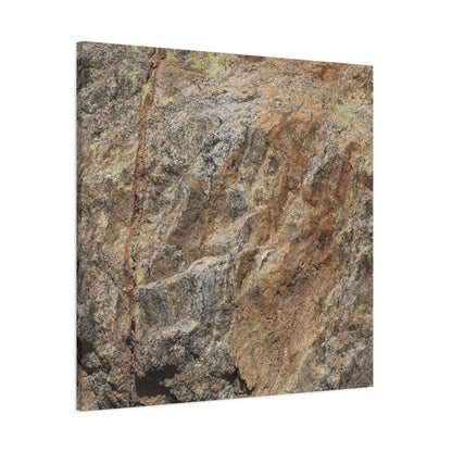 Erosion's Palette - Unique Frameless Canvas Wall Art - Art By Earth