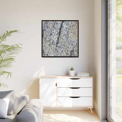 Granite Bubbles - Unique Stretched Canvas Wall Art - Art By Earth