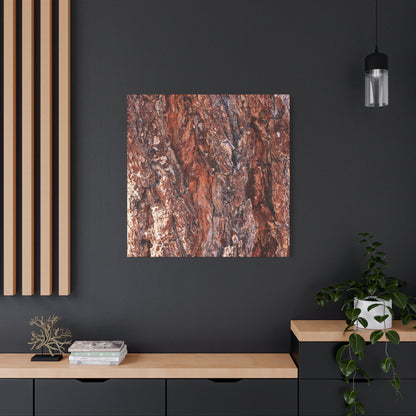 Rust and Ridges - Unique Frameless Canvas Wall Art