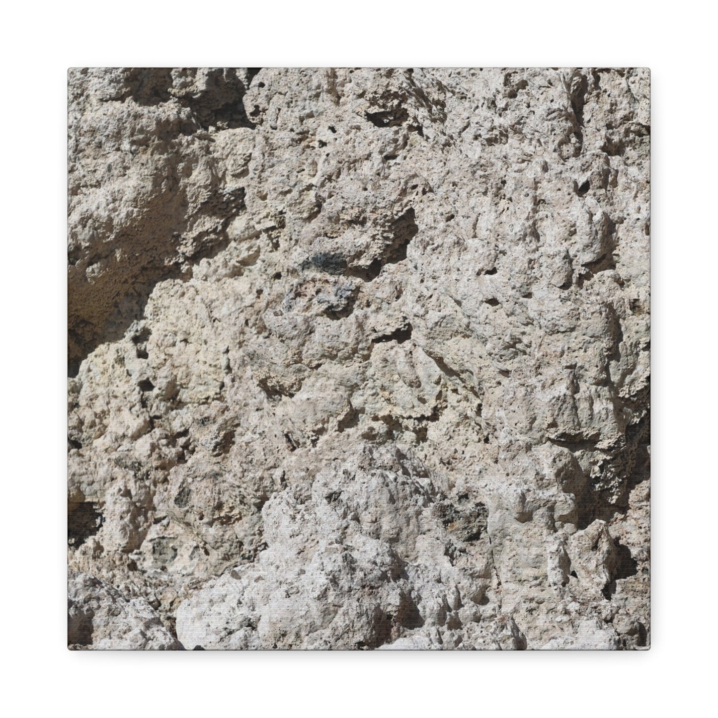 Limestone Symphony - Unique Frameless Canvas Wall Art