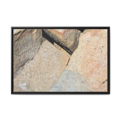 Rock Fragment - Unique Stretched Canvas Wall Art - Art By Earth