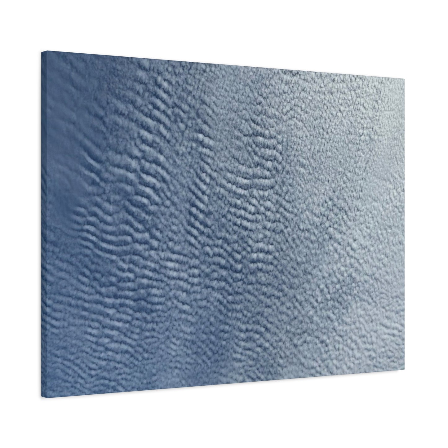 Rippling Echoes of Cerulean Stillness - Unique Frameless Canvas Wall Art - Art By Earth