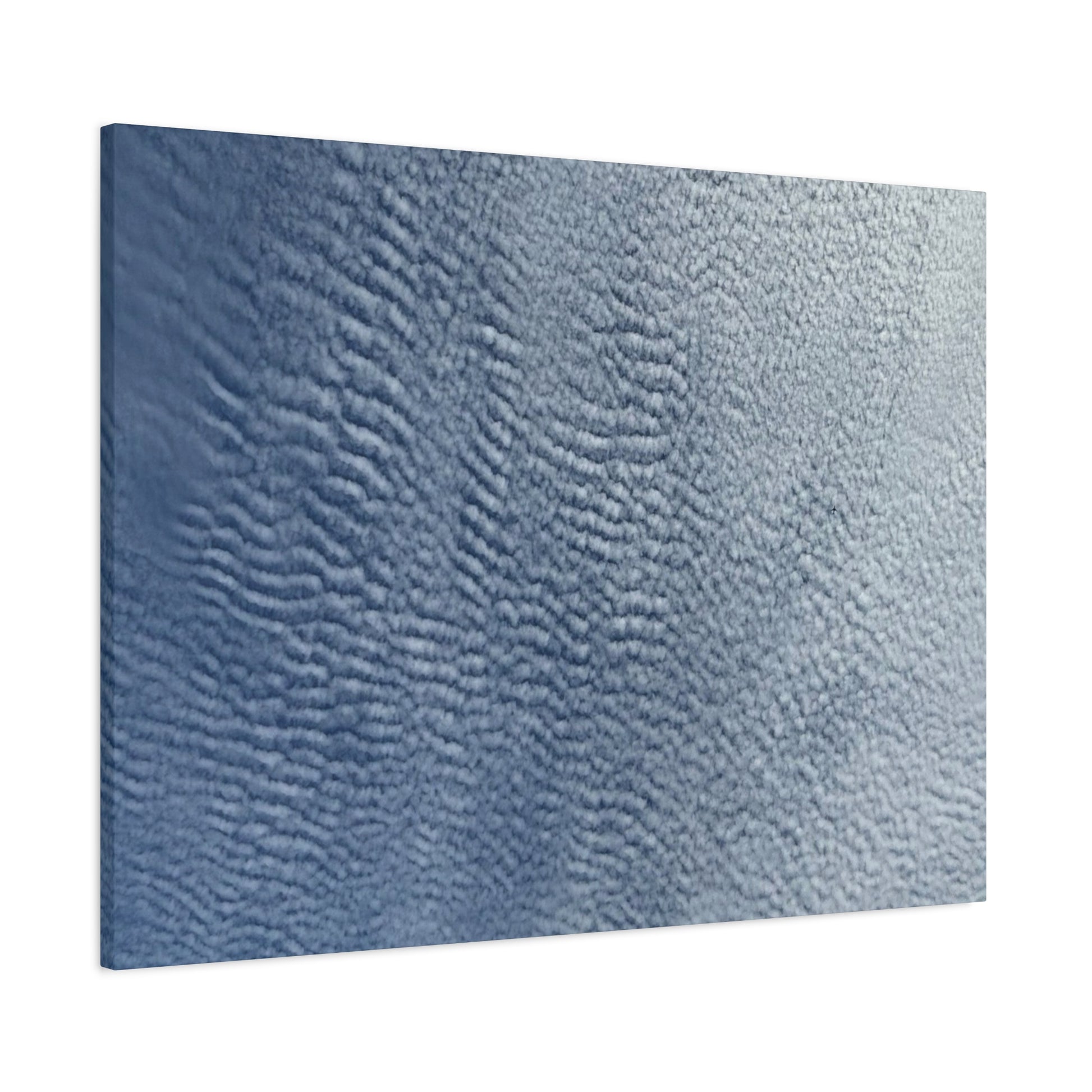 Rippling Echoes of Cerulean Stillness - Unique Frameless Canvas Wall Art - Art By Earth